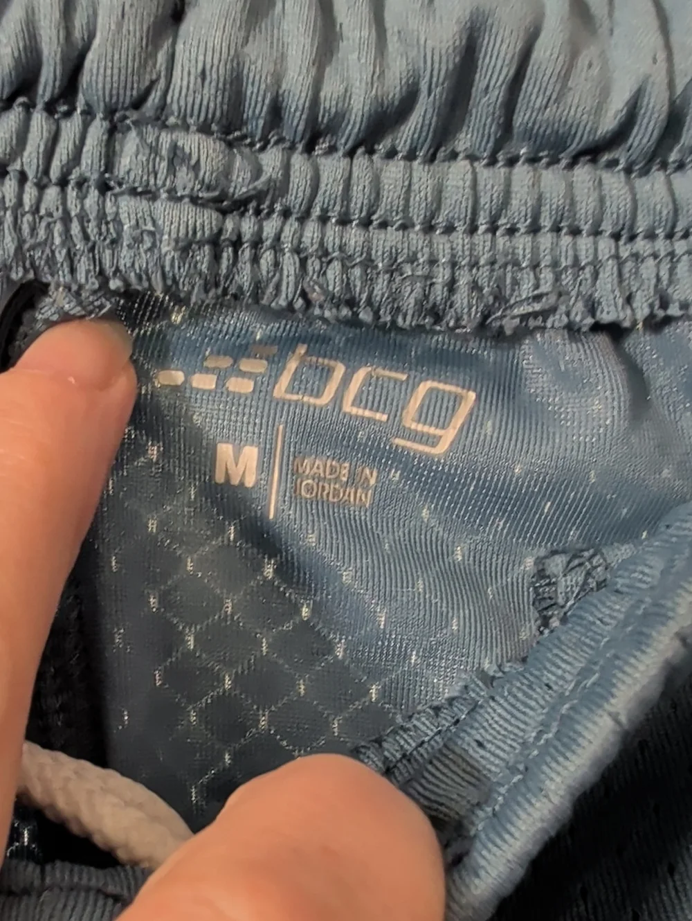 BCG Medium Light Blue Men's Athletic Shorts